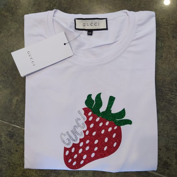 gucci strawberry shirt